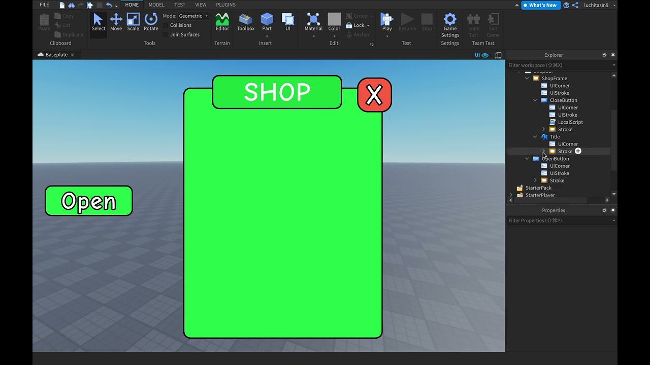 How to make a Shop GUI in ROBLOX STUDIO - YouTube
