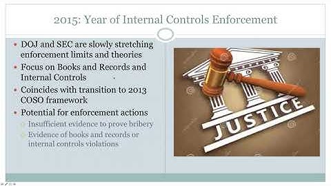 Internal Controls - A New FCPA Enforcement Risk (March 2015)
