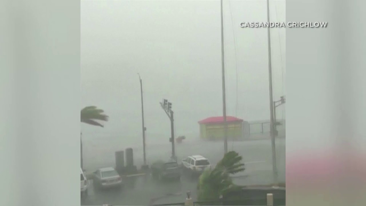 broadcast Hurricane Dorian hits St. Thomas | 10News WTSP