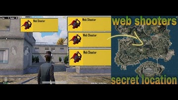 Spider Man Web shooter All Location BGMI // web shooter All location Spider man mode BGMI 1.8 PART 1