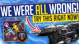 Destiny 2 | WE WERE ALL WRONG! Insta-melt Onslaught With THIS Grenade Launcher! - MUST TRY!