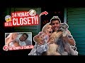 24 HORAS ENCERRADOS en CLOSET con OSO, CACHITO Y PRINCESA 🐶 Final Traumático!😱