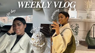 WEEKLY VLOG | city shopping day, lots of cooking & making grapenut ice cream | Octavia B