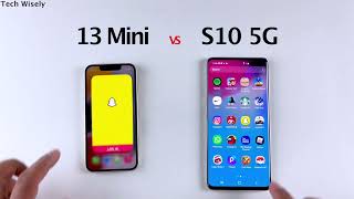 iPhone 13 Mini vs S10 5G | SPEED TEST