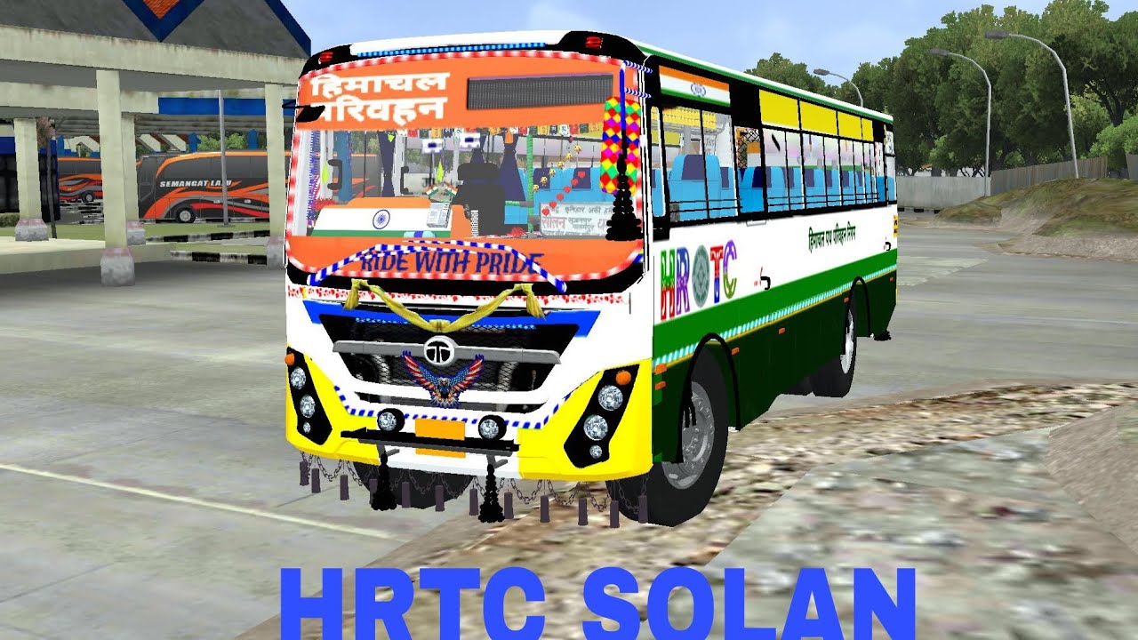 NEW HRTC BUS MOD ((SOLAN DEPOT)) FOR BUS SIMULATOR INDONESIA 