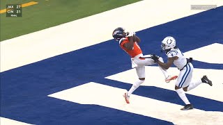 Celebrity Bo Nix dials up Marvin Mims for Broncos' first TD of game Profile