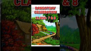 Rangotsav Celebration Colouring Contest Cl -7 & 8