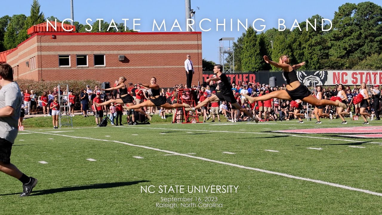 NC State Marching Band Fight Song Practice at NCSU Band Day, 9/16