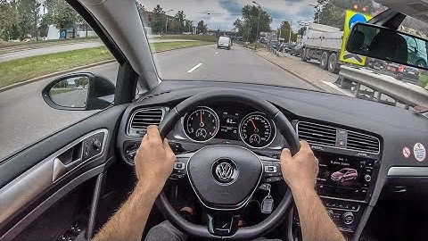 Volkswagen Golf VII (1.5L TSI 130 hp) | 4K POV Test Drive #285 Joe Black