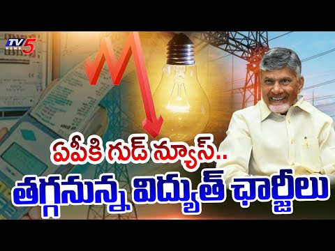 ఏపీకి గుడ్ న్యూస్.. | Electricity Charges in AP Will Be Reduced | CM Chandrababu | TV5 News - TV5NEWS