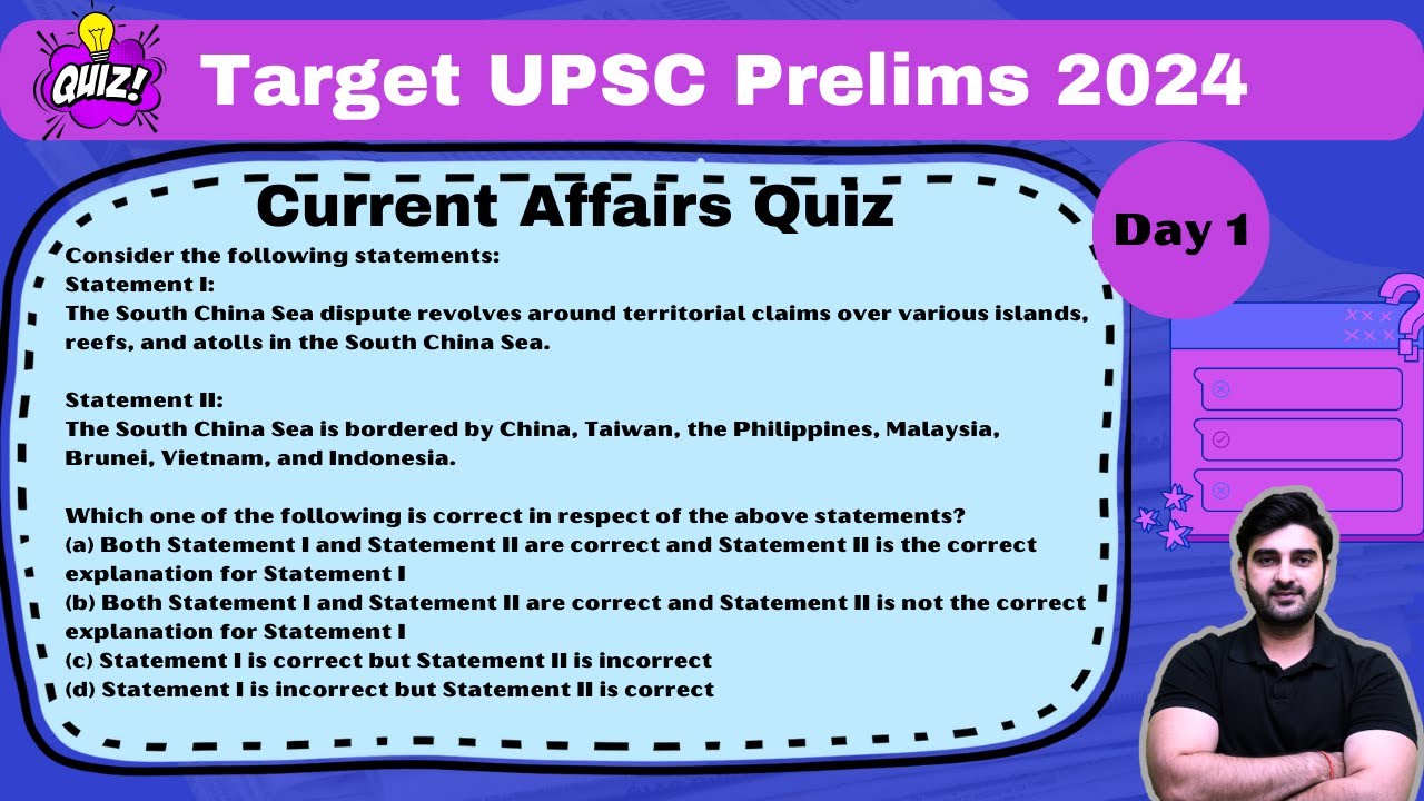 Daily Current Affair Quiz | UPSC Prelims 2024 | Sumit Rathi - YouTube
