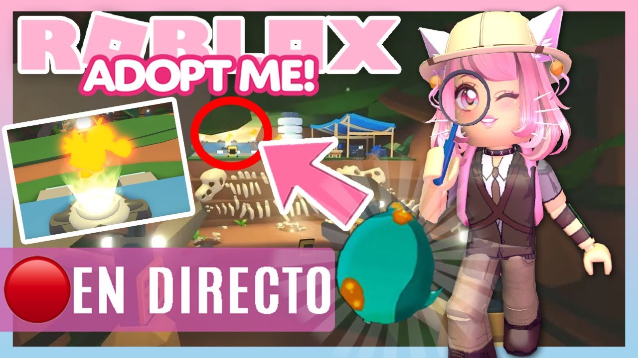 Explorando Zona De Excavacion Fosil En Adopt Me Primeras Mascotas Reveladas Roblox En Directo - por que no me veis estoy aqui roblox adopt me