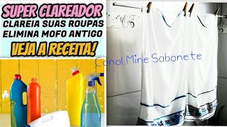 Super Clareador Tira Mofo de Panos e Roupas – Roupas Limpas Sem Esforço