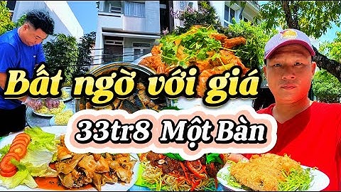 Món ngon đãi tiệc đính hôn 33 triệu 8,1 bàn nghe giật mình anh/chi cùng xem để biết sao giá vậy nha