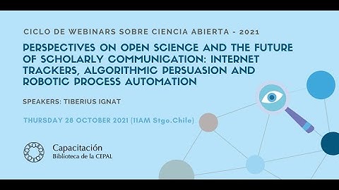 Perspectives on Open Science and The Future of Scholarly Communication: Internet Trackers...