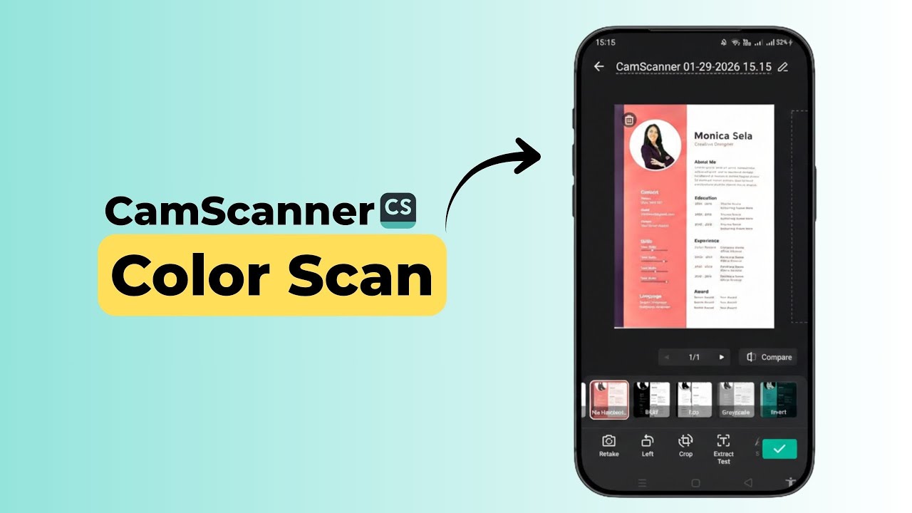 Camscanner Logo Color Code How To CamScanner Color Scan - FREE - YouTube