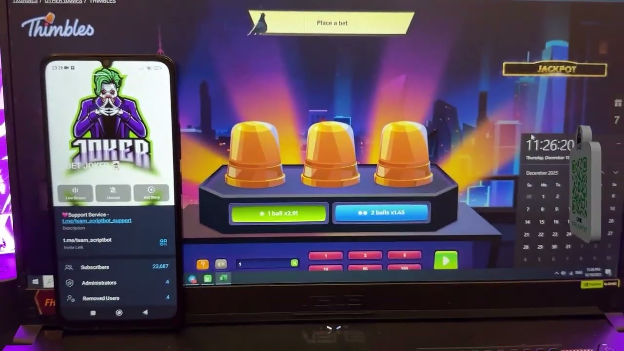 1xbet Script Transparent Thimbles 2026