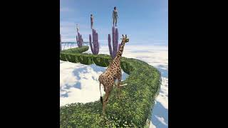 giraffe vs people GTA 5