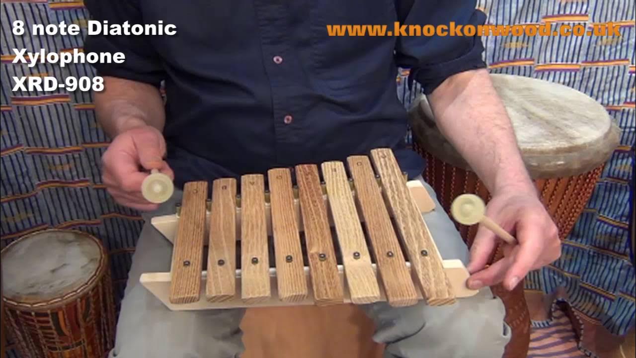 Homgeek Instrument de musique Xylophone en bois à 8 notes Comprend