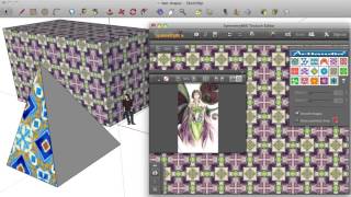 SymmetryMill for SketchUp: Interactive Texture Editor