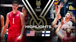 🇺🇸 USA vs. 🇫🇮 FIN - Highlights | Men's OQT 2023