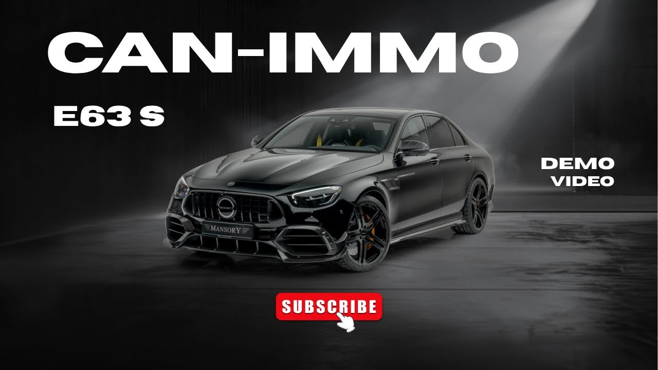 Can-Immo fitted to a Mercedes E63s by @CarSecurity 