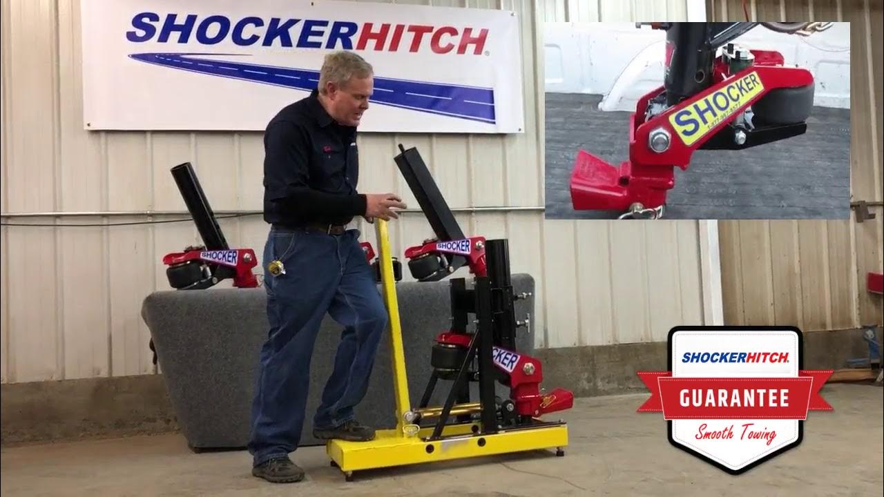 How Does The Shocker Gooseneck Surge Air Hitch Work? Shocker Hitch
