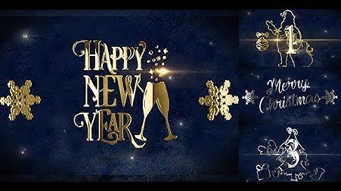 New Year and Christmas Countdown /// After Effects Template