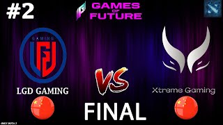LGD Gaming vs Xtreme Gaming #2 (BO3) FINAL | Games of the Future 2024