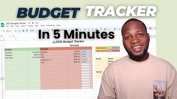 How to create a Budget Tracker in Google Sheets