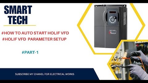 How to Holip inverter parameter setup,