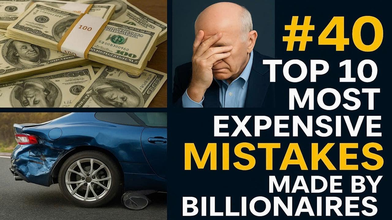 #40 TOP 10 MOST EXPENSIVE MISTAKES MADE BY BILLIONAIRES – THEY LOST BILLIONS IN A SINGLE MOVE