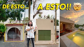 Compró esta casita 'SIN CHISTE' y la CONVIRTIÓ en este HERMOSO y ENORME espacio!!