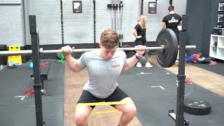 Knee Banded Barbell Squats | Exercise Demo | Empower Resistance Bands