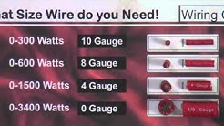 Install Tips: What Size Power Wire Do I Need?