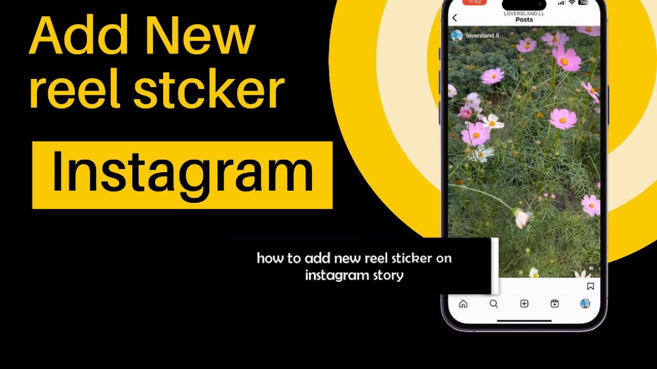 how-to-add-new-reel-sticker-on-instagram-story-youtube