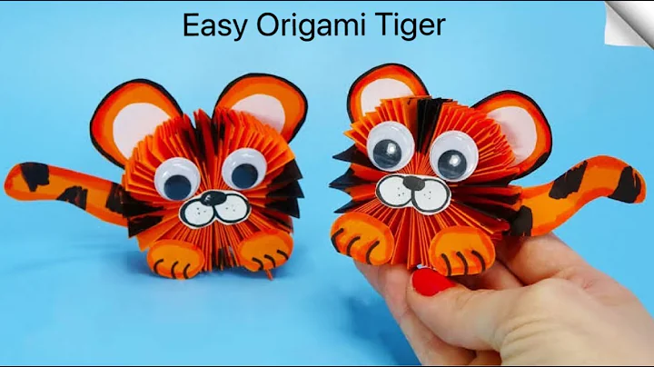 Paper Tiger / Easy Origami Tiger /Drawing 3D Tiger /Paper Craft/paper cat