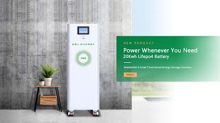 GSL ENERGY New Design 48V 400Ah 20Kwh Lithium Ion Lifepo4 Battery For Solar Storage System