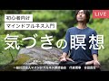 【初心者向け】はじめてのマインドフルネス瞑想入門〜気づきの瞑想〜