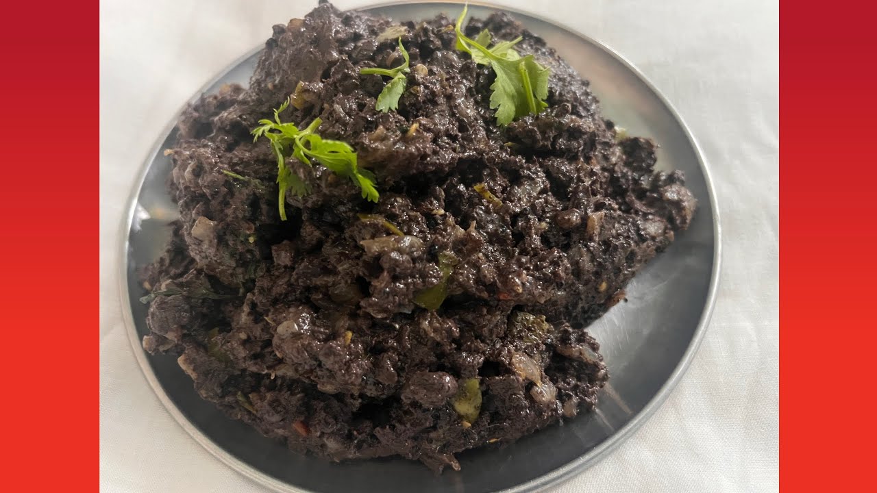 மிகவும் ருசியான ஆட்டு இரத்த பொரியல் Traditional Mutton Blood Fry | Easy & Healthy 🐐🔥