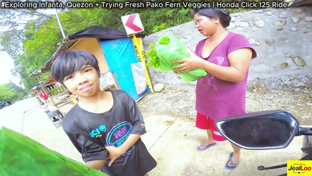 Exploring Infanta, Quezon: Nature, Pako Fern & Local Delights | Honda Click 125 Ride