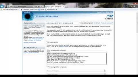 How to register for an Athens password