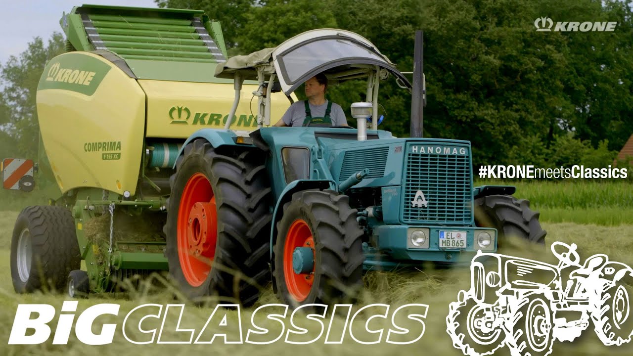 KRONE BiG Classics: Silage Pressen & Wickeln mit HANOMAG Brilliant, FENDT Favorit und MB-TRAC