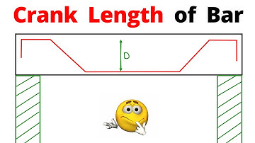 How to Calculate Crank Length of Bar - Example Solved