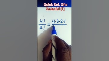 Quick Solution of factorial (!) related maths problems # Maths yt short #video #viral