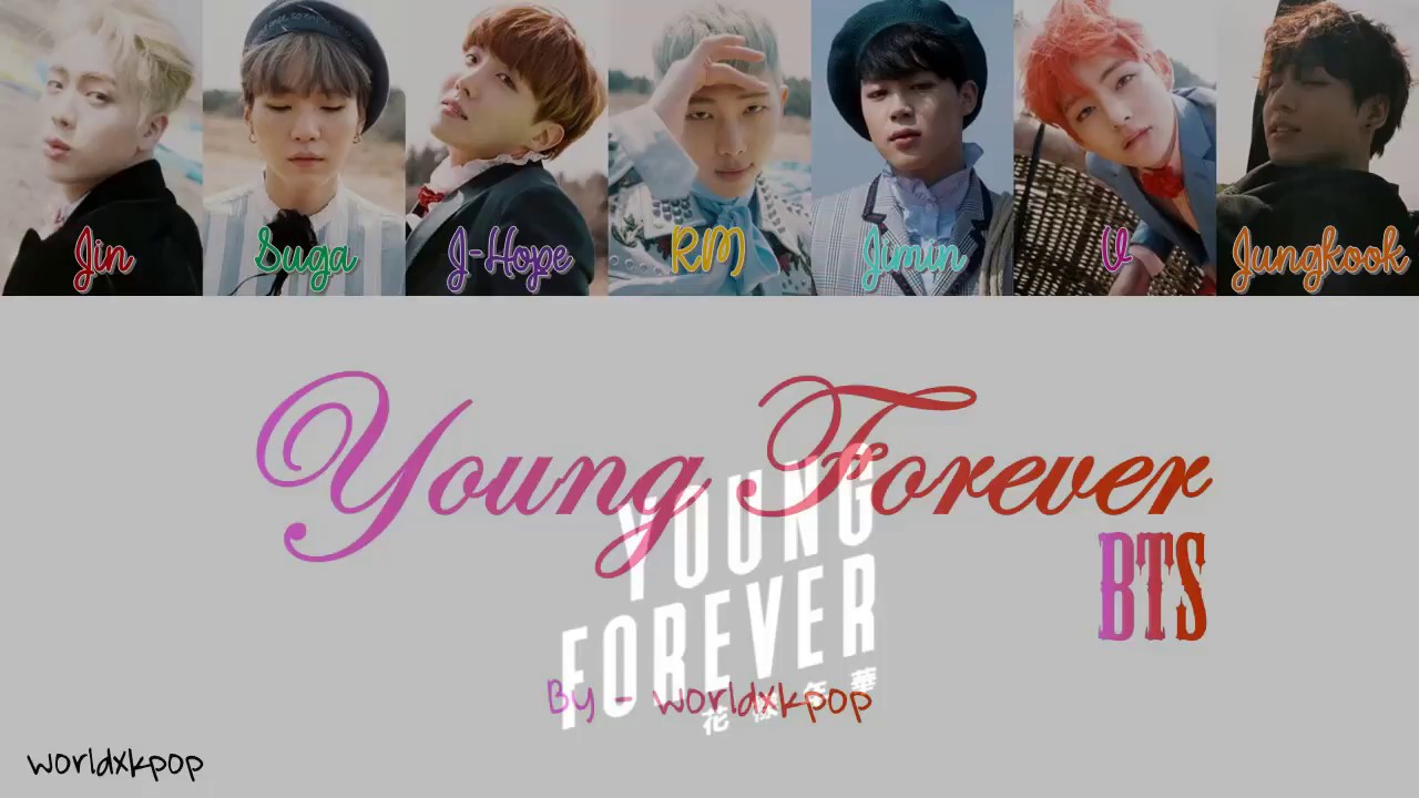 BTS - YOUNG FOREVER * KOLAY OKUNUŞ+MV(EASY LYRICS)COLOR CODED