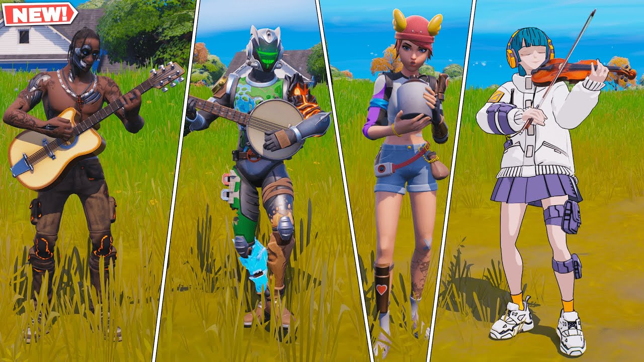 Fortnite *Jug Band* Poker Face Emote Gameplay ! (Lady Gaga Song) YouTube