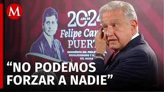 AMLO confía que CNTE libere el Zócalo para cierre de campaña de Sheinbaum