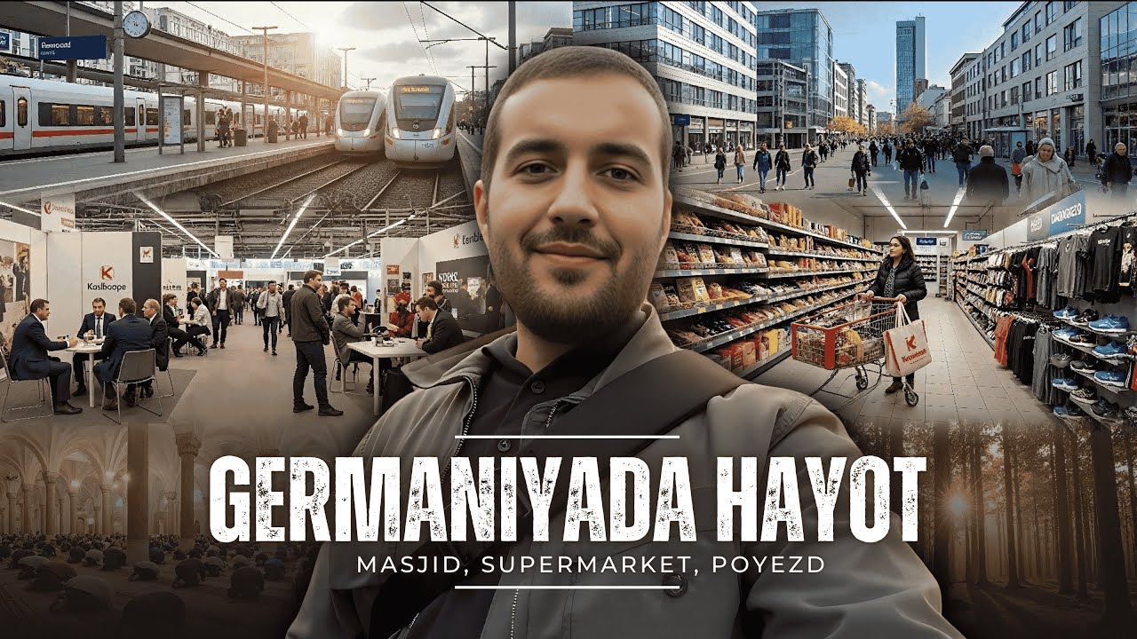 Leipzig Job Messe - Kasb va Ausbildunglar | Juma namoz - Masjid | Bino va yo'llar | O‘rmon | VLOG 🇩🇪