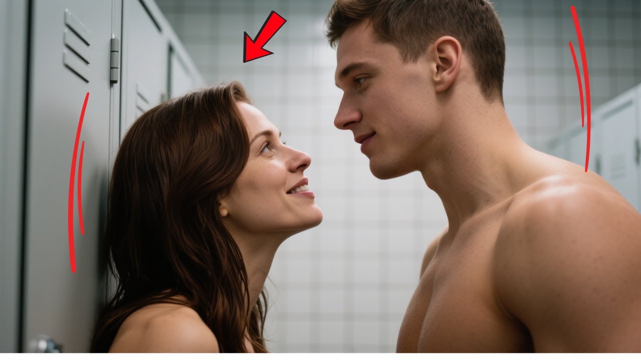 La Milionaria Nuda nello Spogliatoio degli Uomini: Il Bagnino Muscoloso Non Distoglie lo Sguardo!